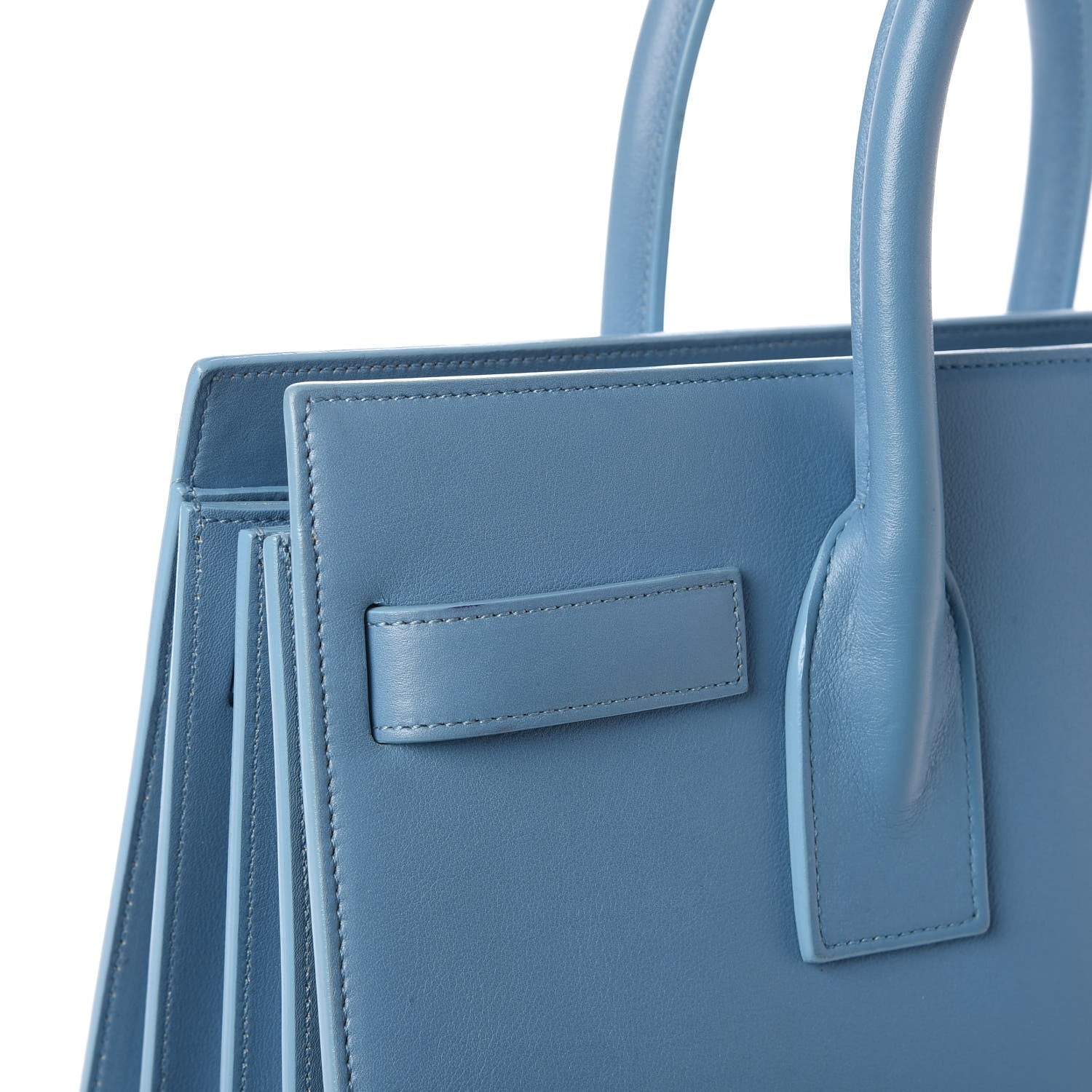 Saint Laurent Calfskin Small Sac De Jour Light Blue 11 of 11