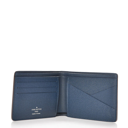 Louis Vuitton Taiga Multiple Wallet Ocean 5 of 8