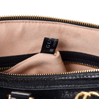 Gucci Suede Patent GG Web Medium Ophidia Boston Black 8 of 8