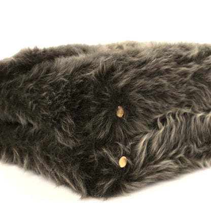 Celine Shearling Suede Calfskin Teen Nino Golden Khaki 9 of 10