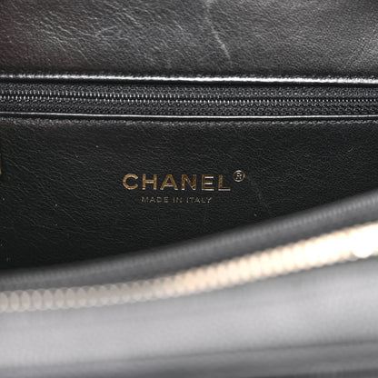Chanel Caviar Quilted Medium CC Filigree Vanity Case Black 6 of 10