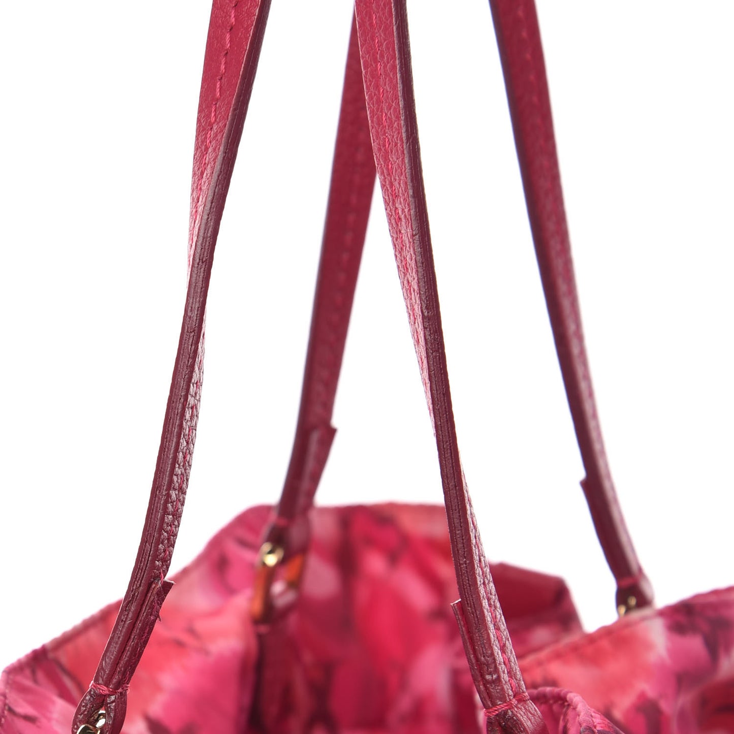 Nylon Monogram Ikat Noefull MM Rose Indien