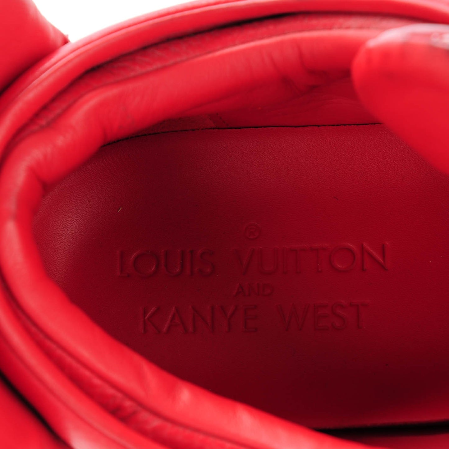 Calfskin Suede Don Sneakers Red 9