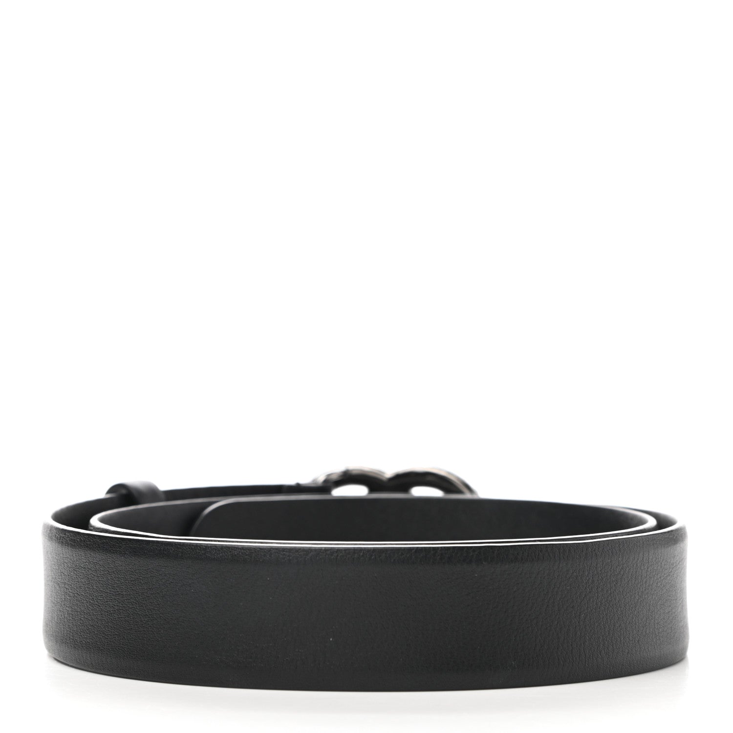 Chanel Calfskin Pearl Crystal CC Belt 75 30 Black 2 of 8