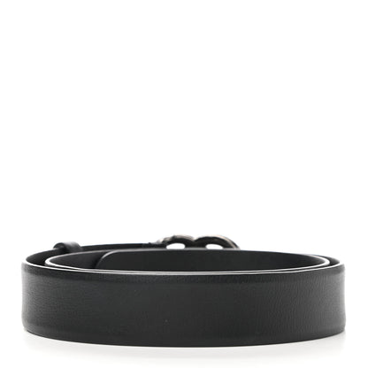 Chanel Calfskin Pearl Crystal CC Belt 75 30 Black 2 of 8
