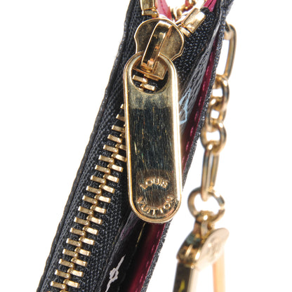Louis Vuitton Monogram Multicolor Key Pouch Black Grenade 4 of 8