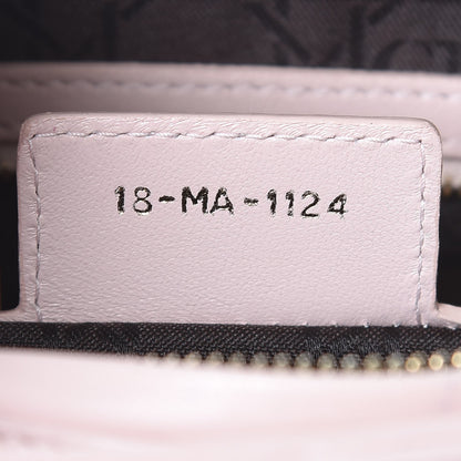 Christian Dior Lambskin Cannage Medium Lady Dior Light Pink 7 of 8