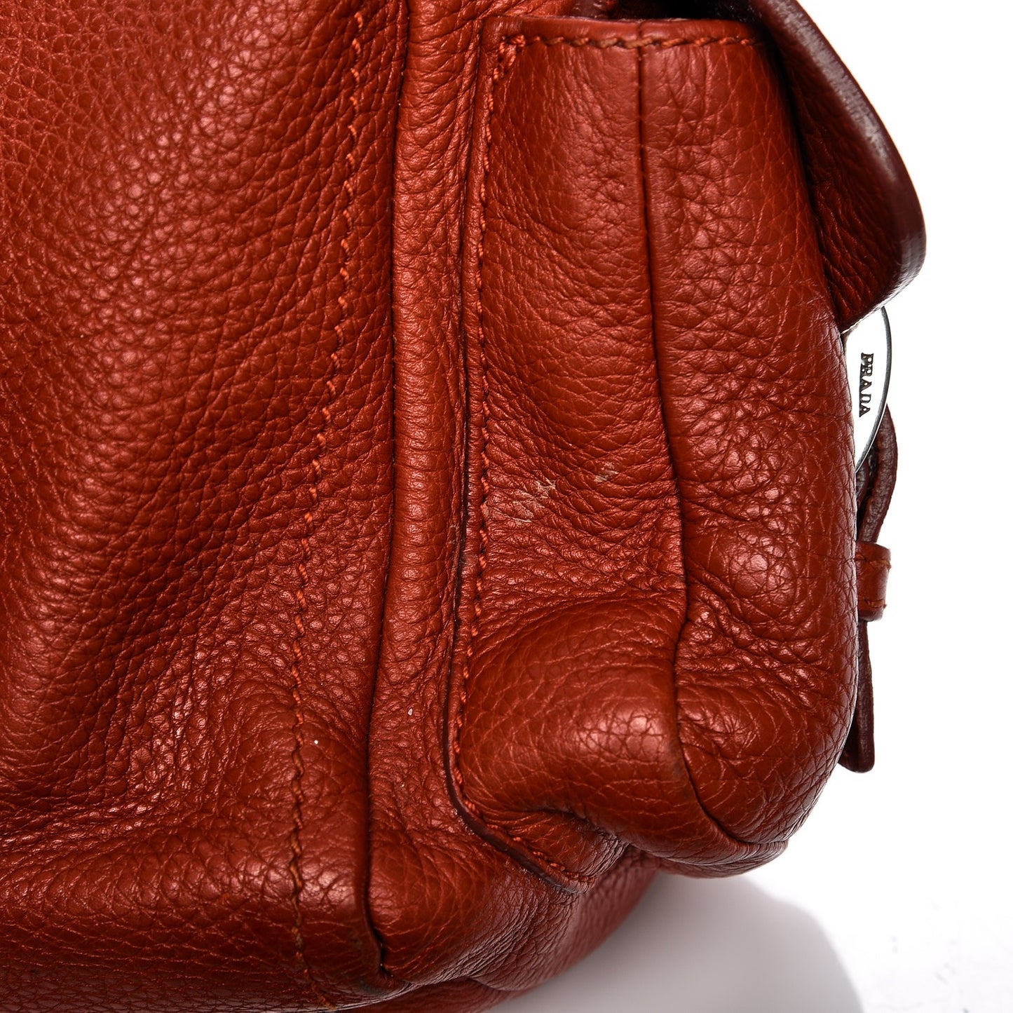 Vitello Daino Shoulder Bag Arancio