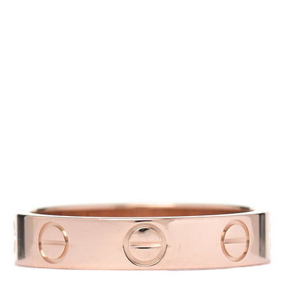 Cartier 18K Pink Gold 3.5mm LOVE Wedding Band Ring 49 4.75 3 of 4