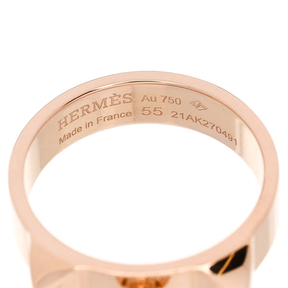 Hermes 18K Rose Gold PM Collier De Chien Ring 55 7.25 4 of 5
