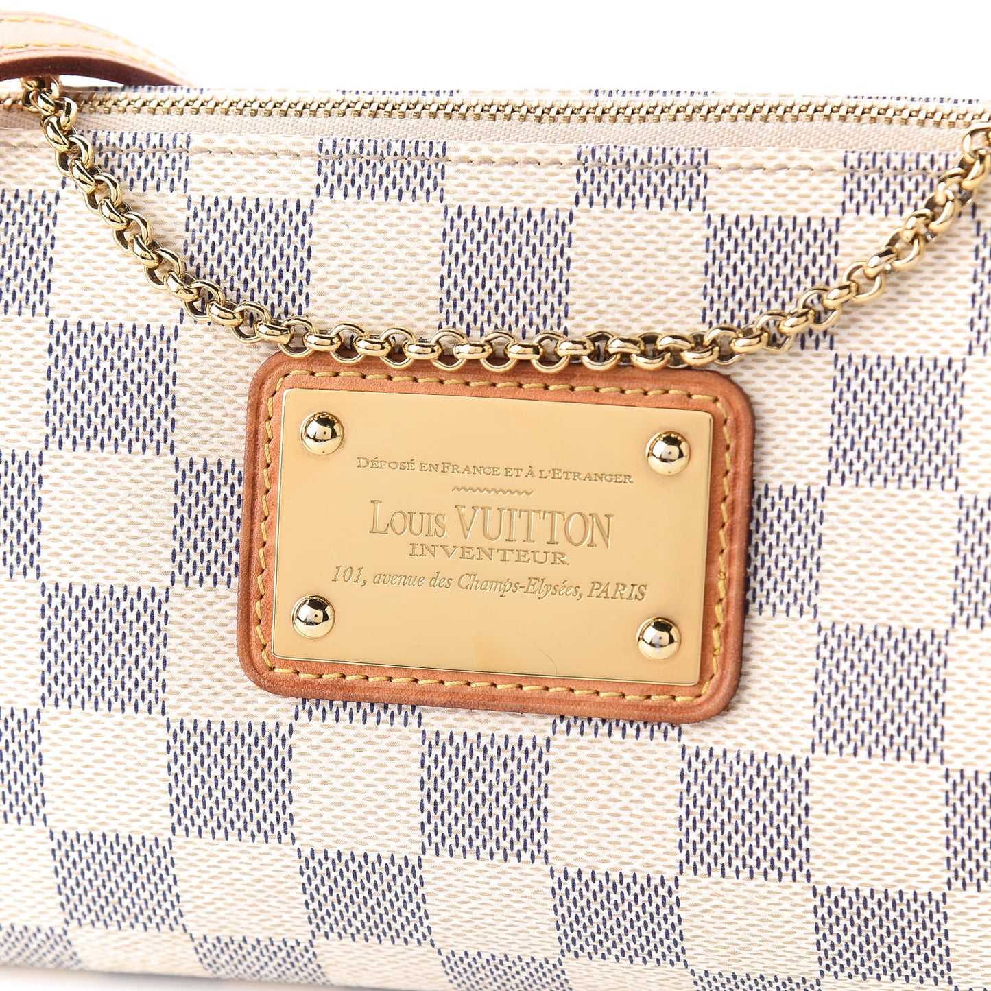 Damier Azur Eva Clutch