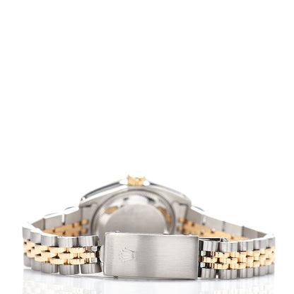 Rolex Stainless Steel 18K Yellow Gold Diamond 26mm Oyster Perpetual Datejust Watch Champagne 69173 3 of 4