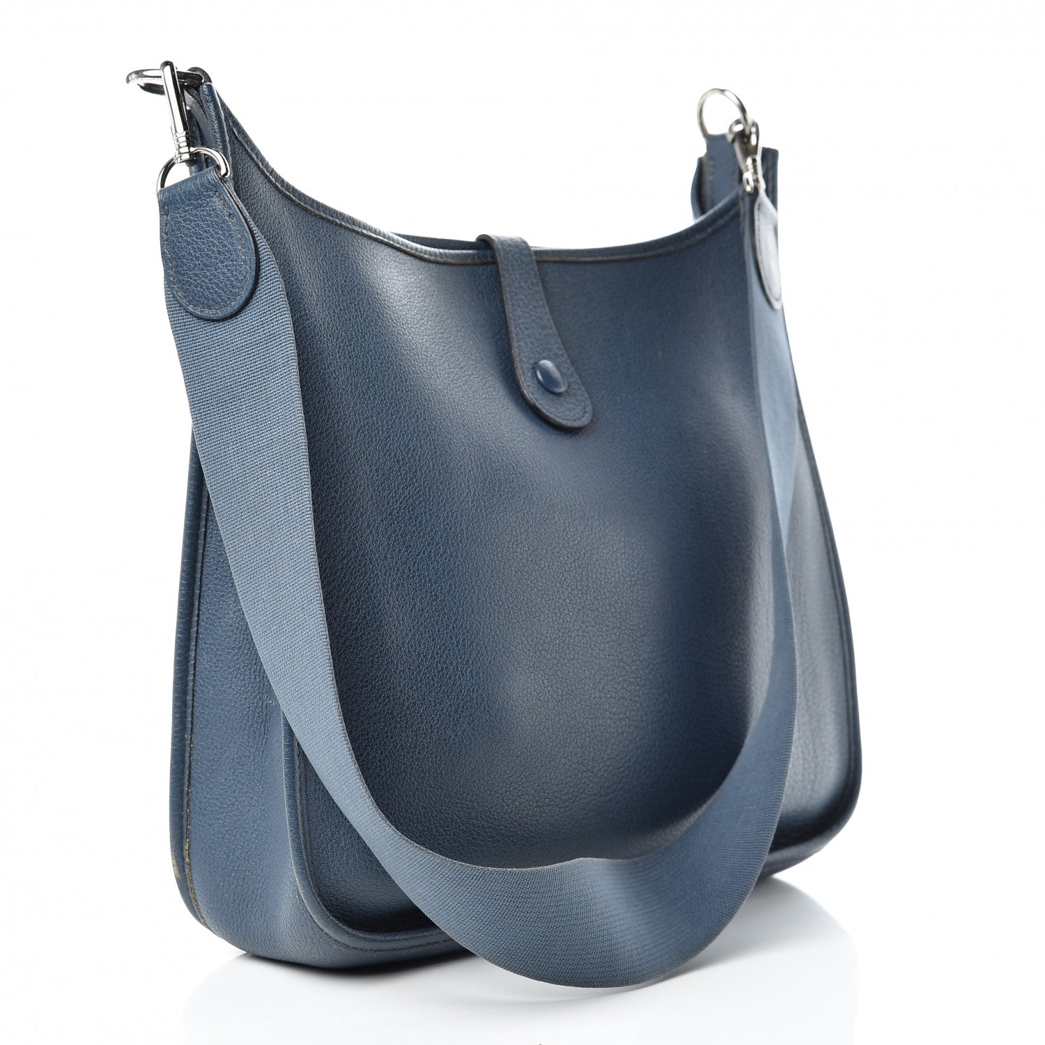 Hermes Buffle Skipper Evelyne GM Bleu Saphir 3 of 17