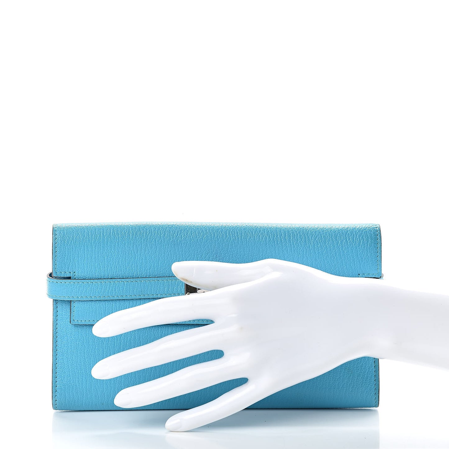 Chevre Mysore Kelly Longue Wallet Bleu Azteque
