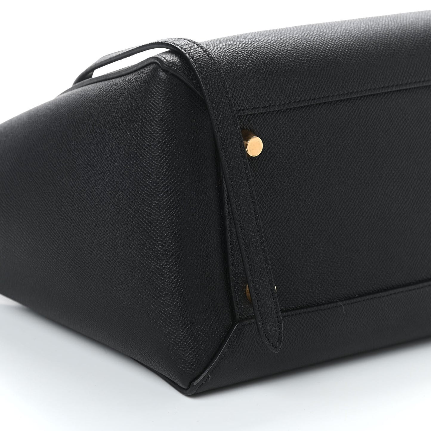Grained Calfskin Mini Belt Bag Black