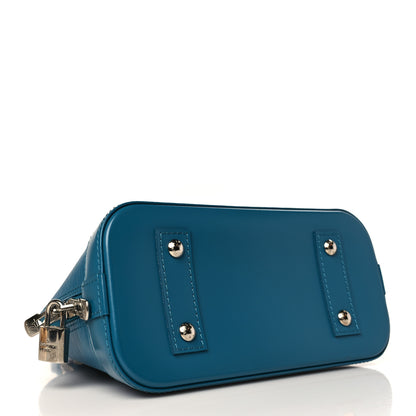 Louis Vuitton Epi Alma BB Cyan 4 of 8