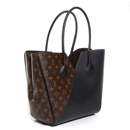 Louis Vuitton Calfskin Monogram Kimono Tote Black 3 of 8