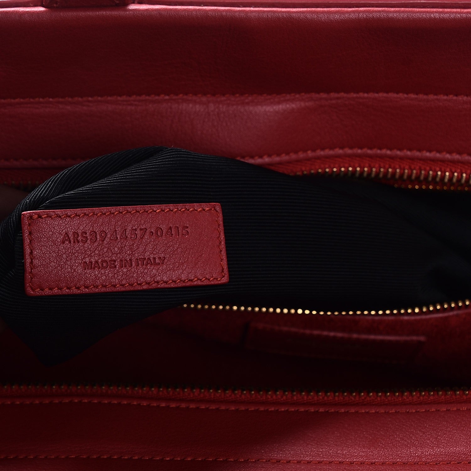 Saint Laurent Calfskin Medium Rive Gauche Cabas New Red 8 of 8