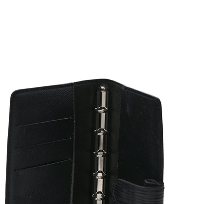 Louis Vuitton Epi Small Ring Agenda Cover Black 9 of 9