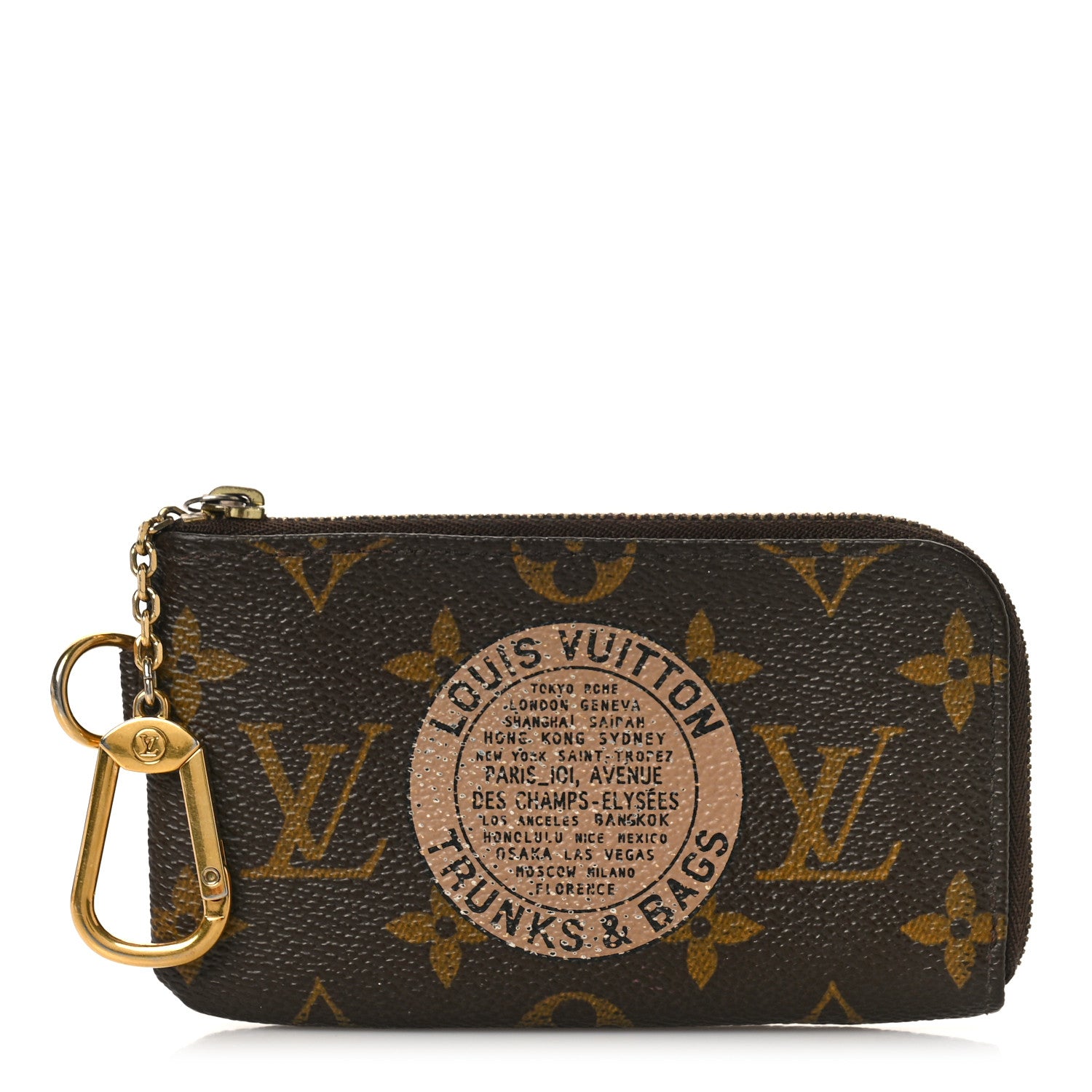 Louis Vuitton Monogram Complice Trunks and Bags Key Pouch Beige 1 of 8