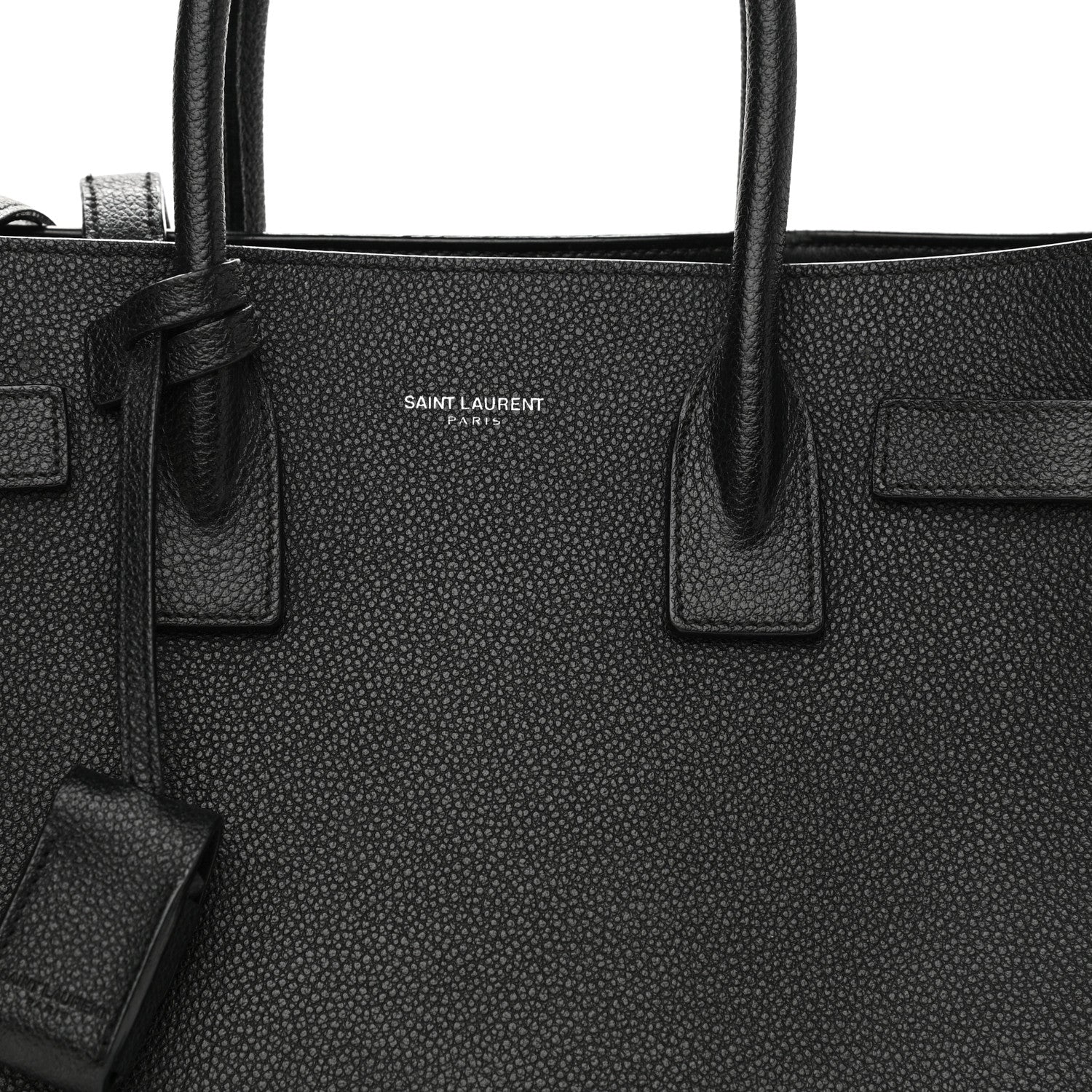 Saint Laurent Calfskin Nano Sac De Jour Black 7 of 12