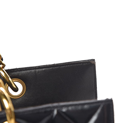 Chanel Patent Quilted Grand Shopping Tote GST Black 15 of 25