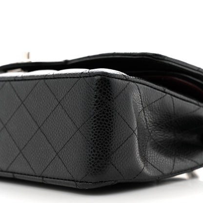 Chanel Caviar Quilted Medium Double Flap Black 10 of 13