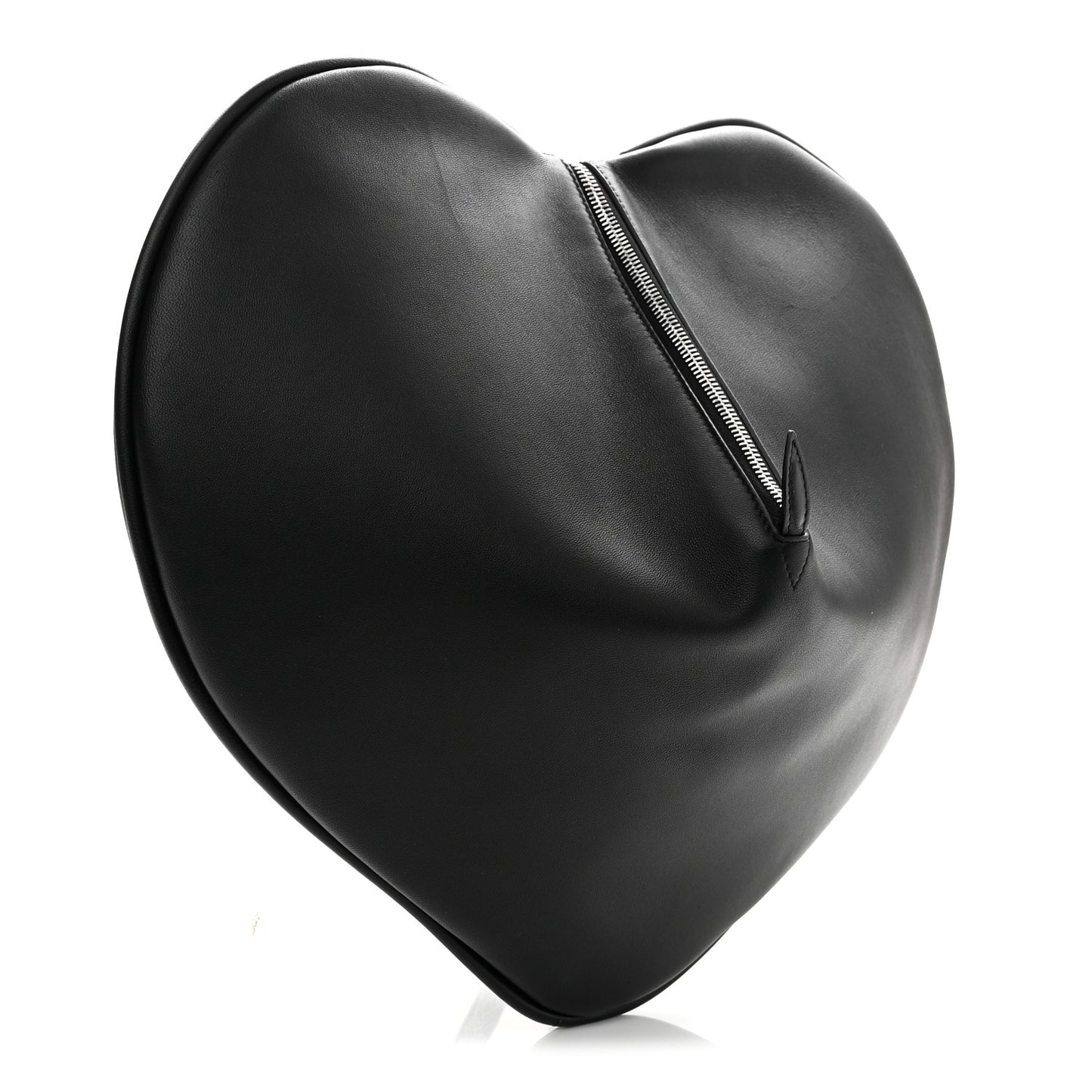 Lambskin Le Coeur Soft Clutch Black