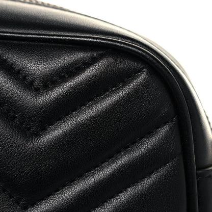 Gucci Calfskin Matelasse Small GG Marmont Chain Shoulder Bag Black 16 of 16