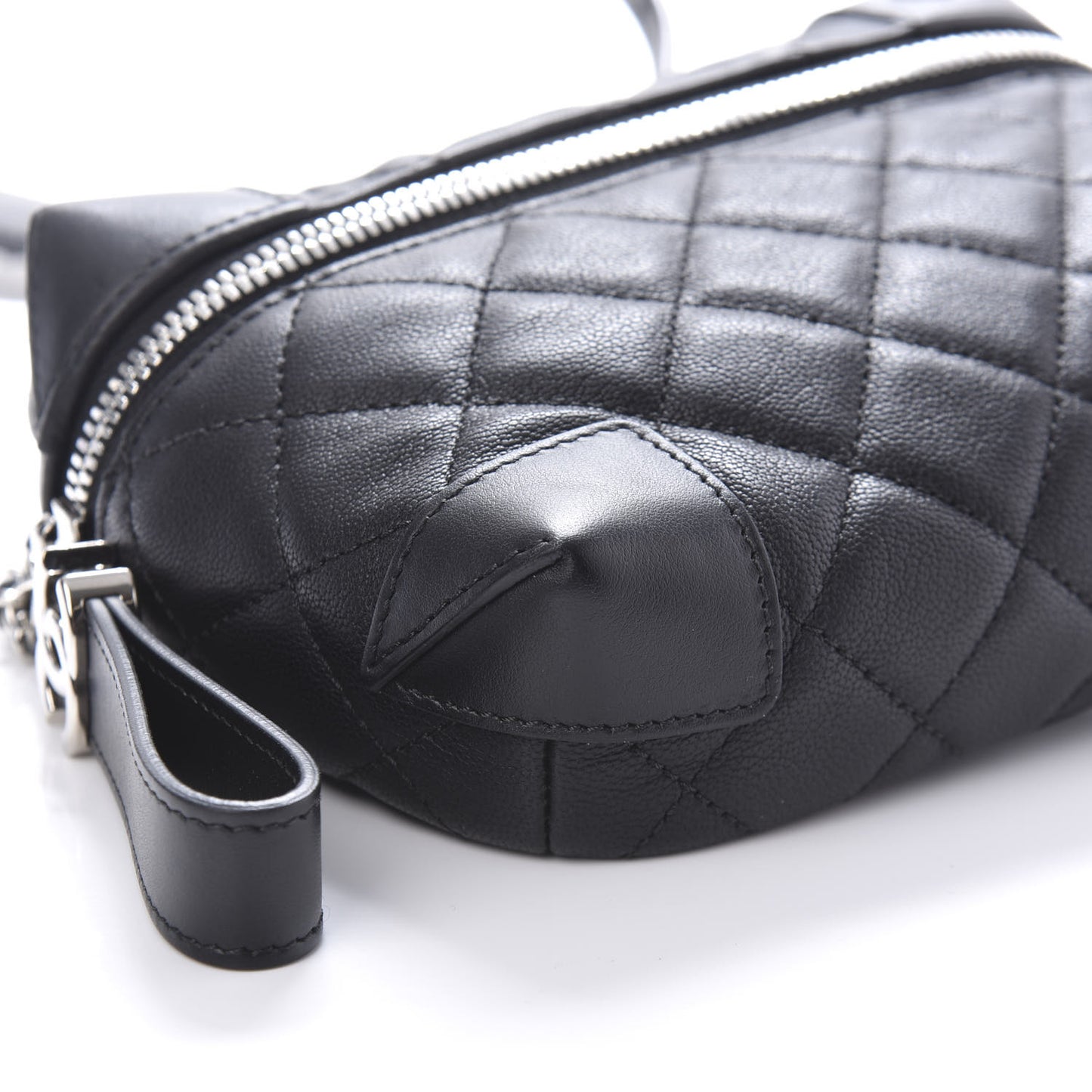 Caviar Quilted Belt Bag Black