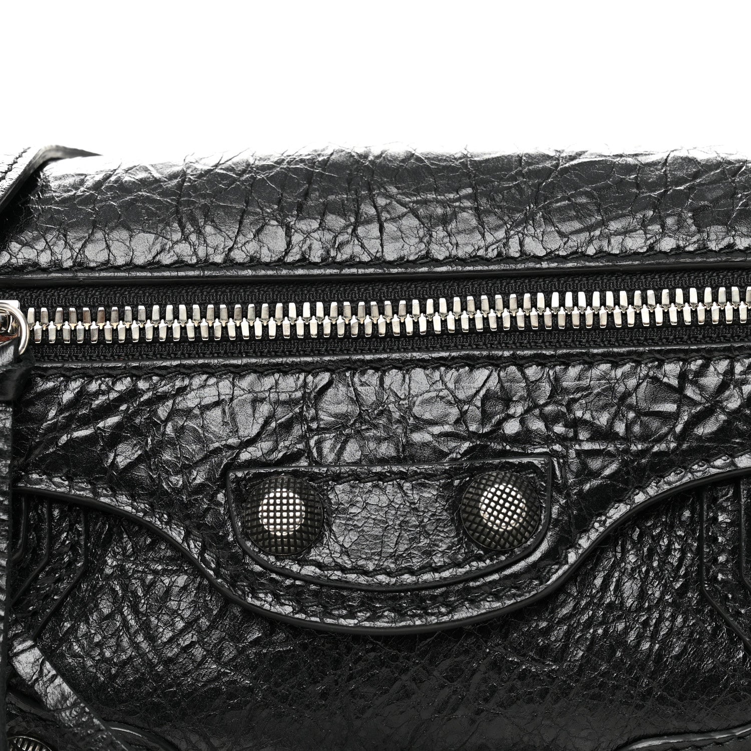 Balenciaga Agneau Arena Le Cagole Sling Bag XS Black 8 of 10