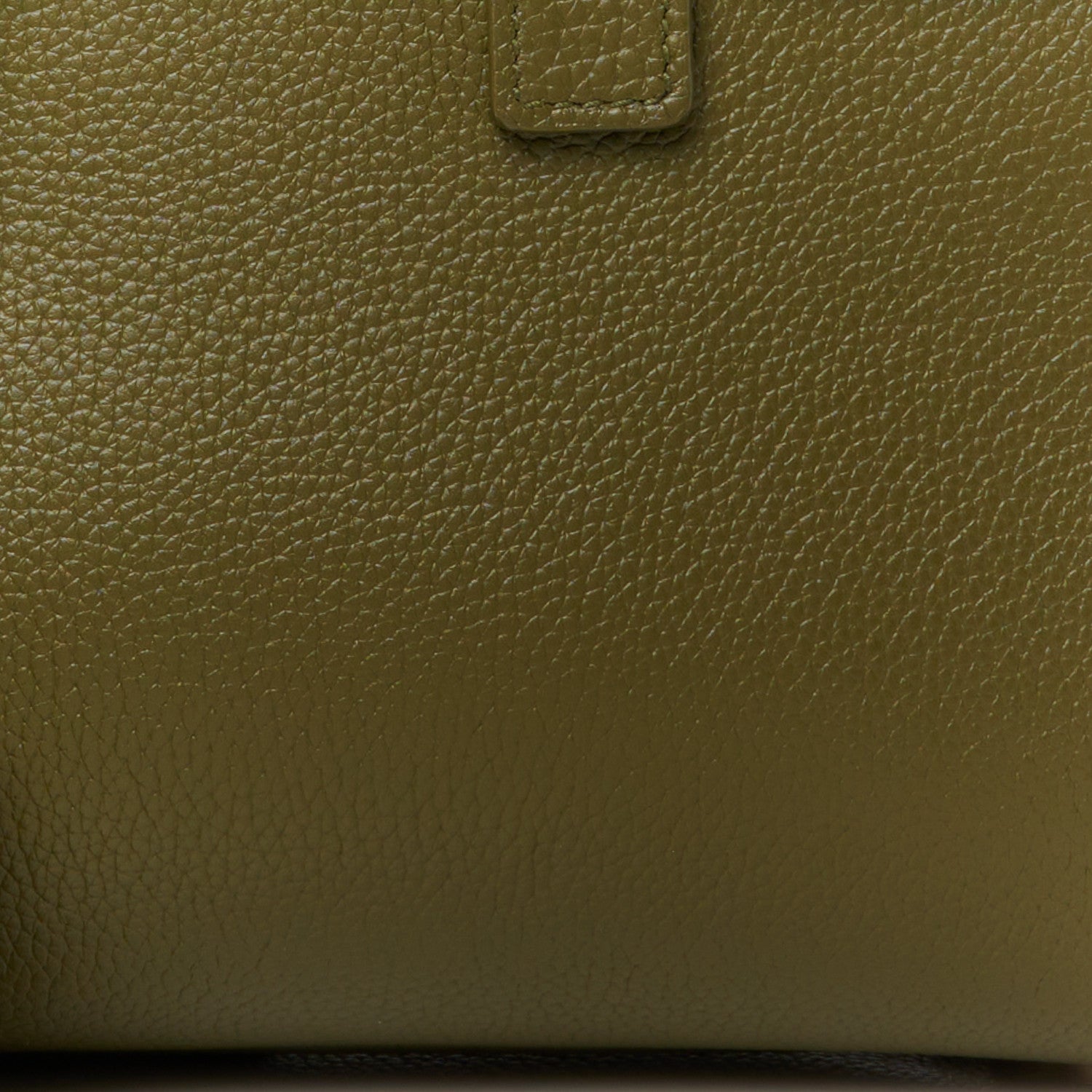 Saint Laurent Grained Calfskin Nano Supple Sac De Jour Green 9 of 11