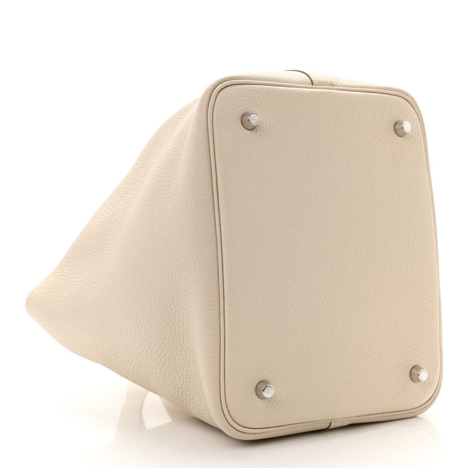 Hermes Taurillon Clemence Picotin Lock 22 MM Craie 4 of 11