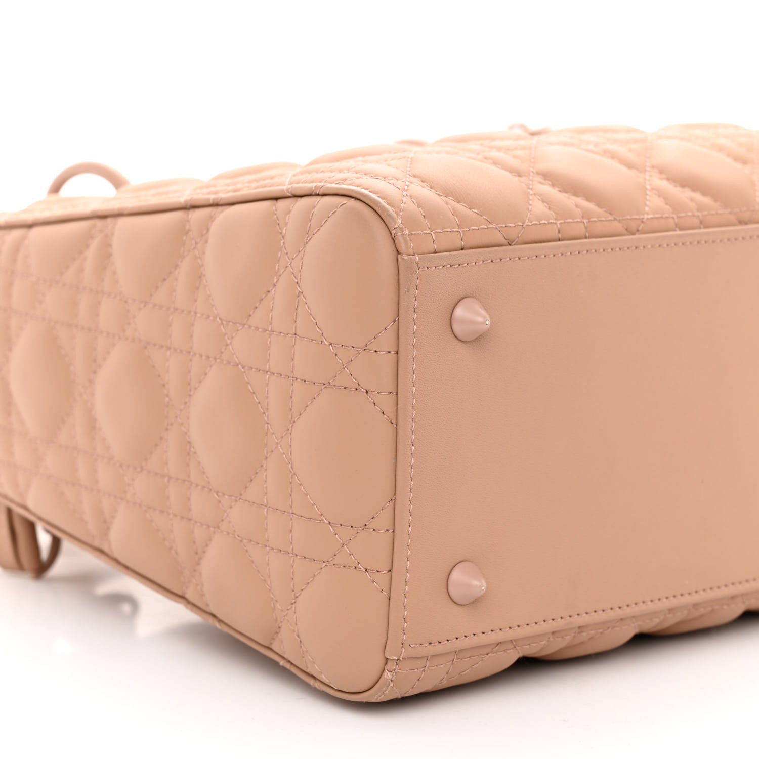 Christian Dior Ultra Matte Calfskin Cannage Medium Lady Dior Beige 8 of 9