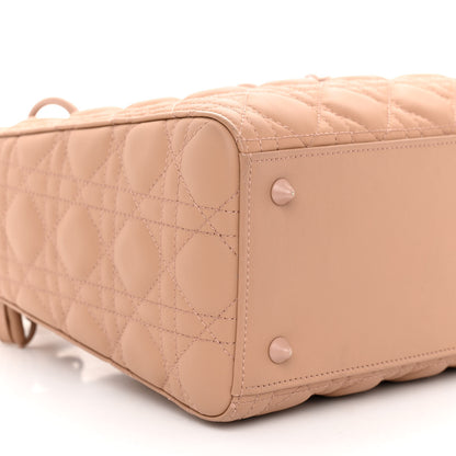 Christian Dior Ultra Matte Calfskin Cannage Medium Lady Dior Beige 8 of 9