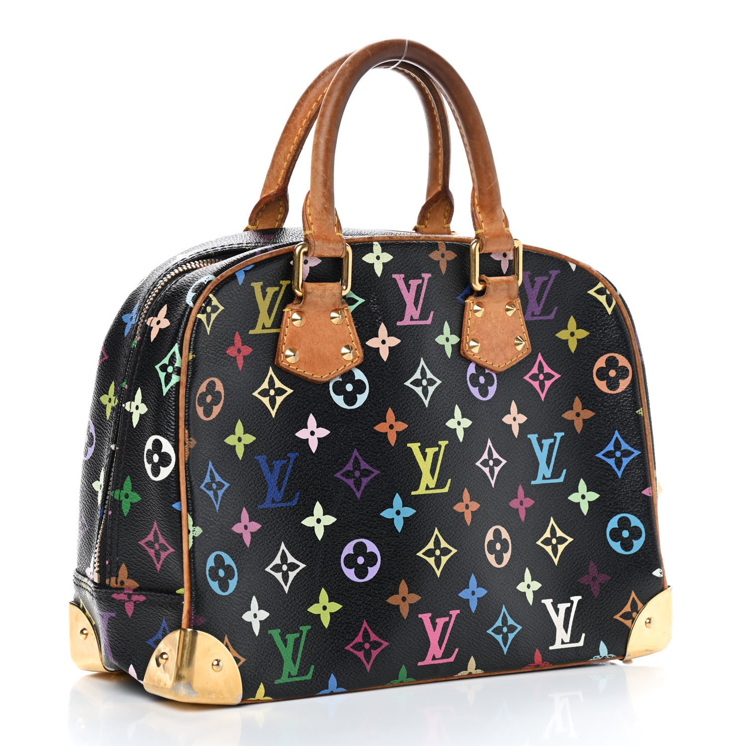 Louis Vuitton Monogram Multicolor Trouville Black 3 of 13