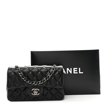 Chanel Lambskin Quilted Mini Rectangular Flap Black 11 of 11