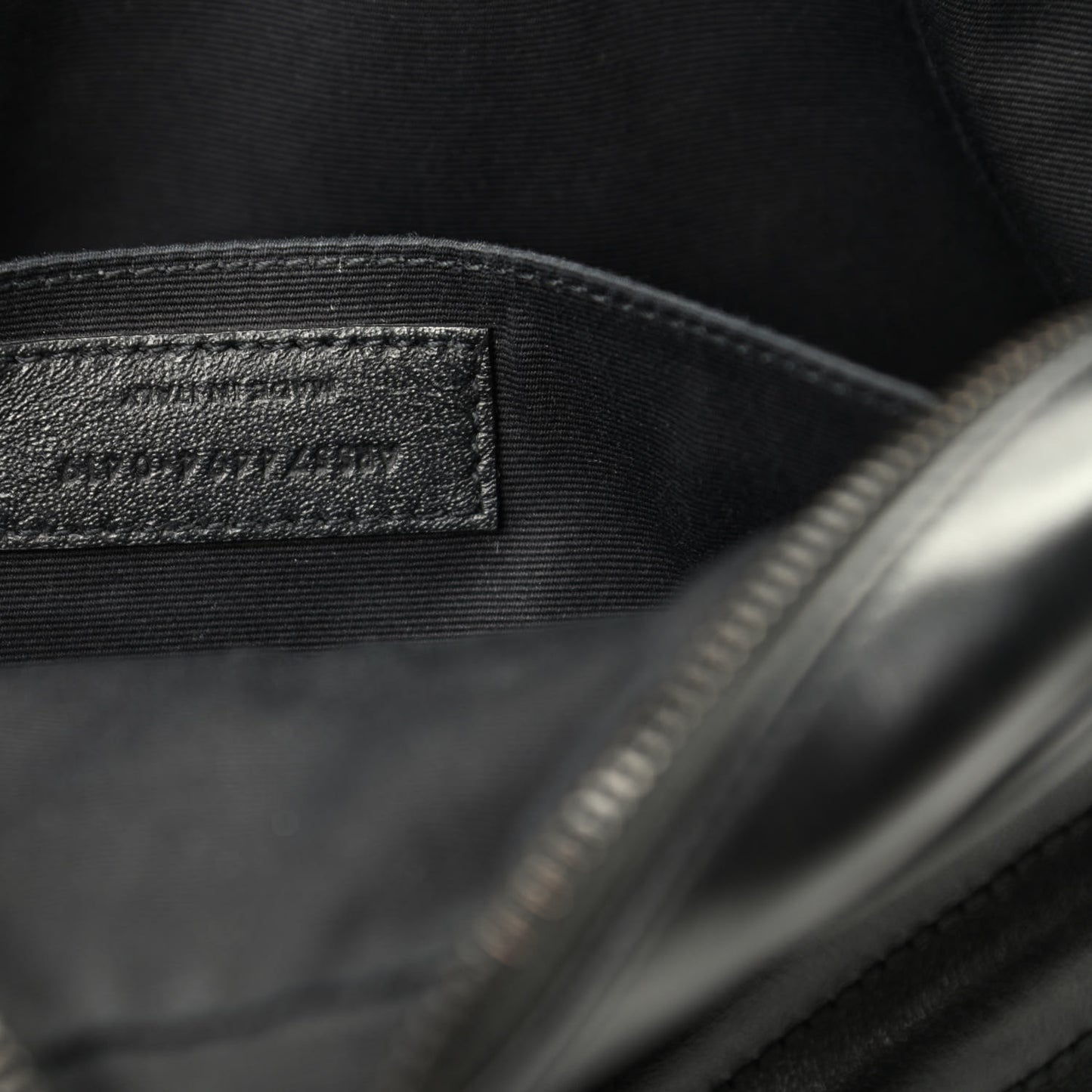 Calfskin Matelasse Monogram Lou Camera Bag Black