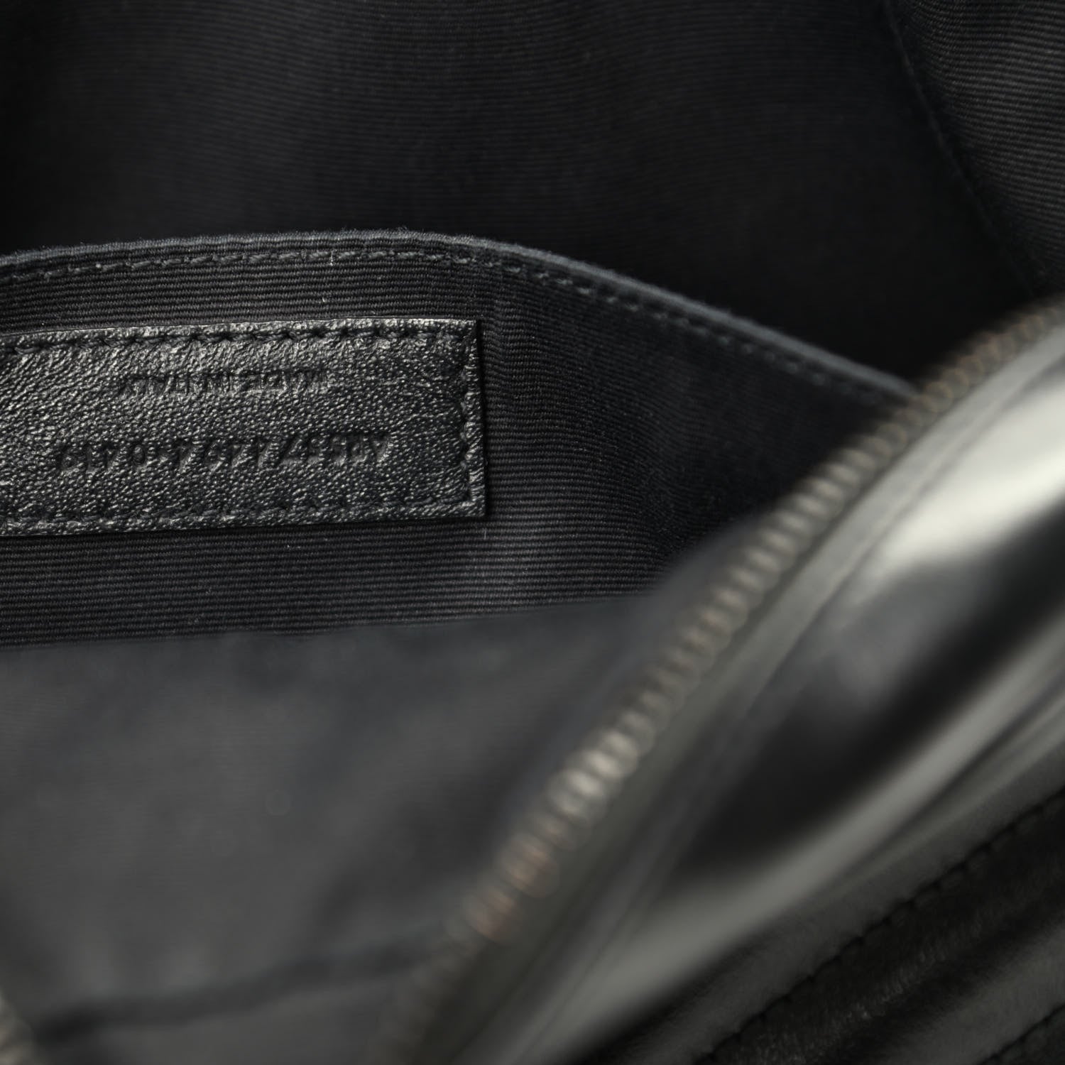 Saint Laurent Calfskin Matelasse Monogram Lou Camera Bag Black 9 of 9