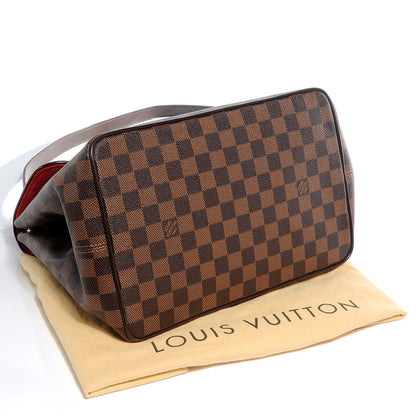 Louis Vuitton Damier Ebene Bergamo MM 4 of 9
