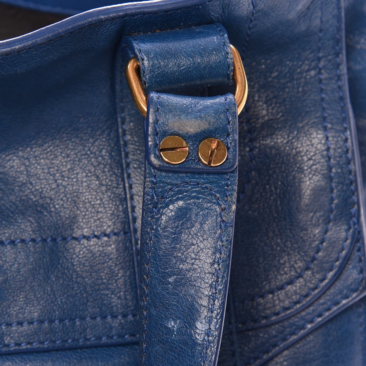 Lambskin PS1 Tote Peacock