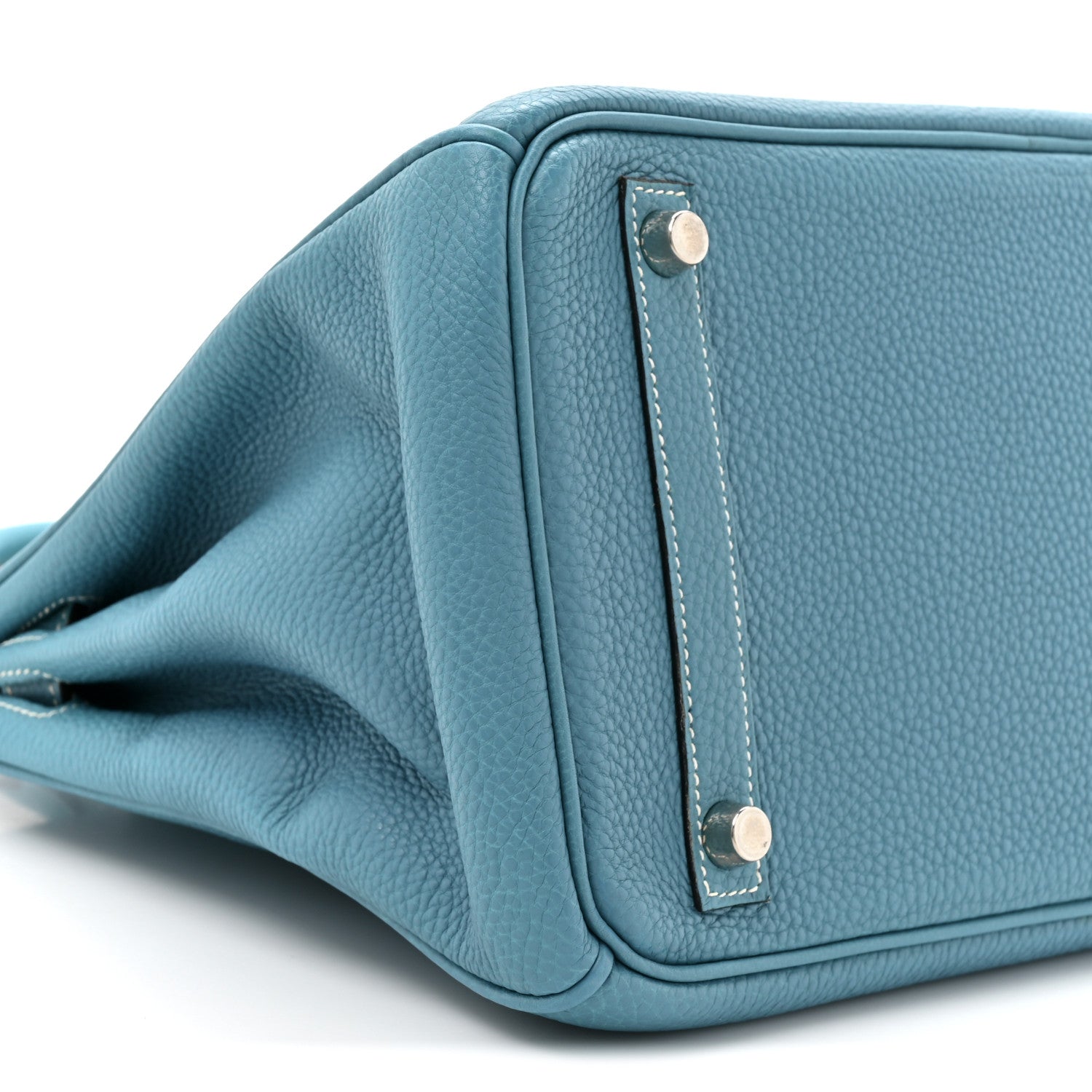 Hermes Togo BIRKIN 30 Blue Jean 10 of 19