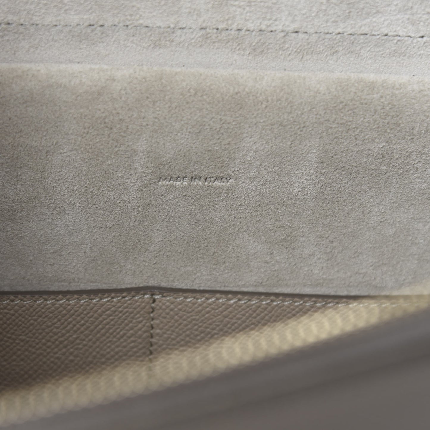Grained Calfskin Mini Belt Bag Light Taupe