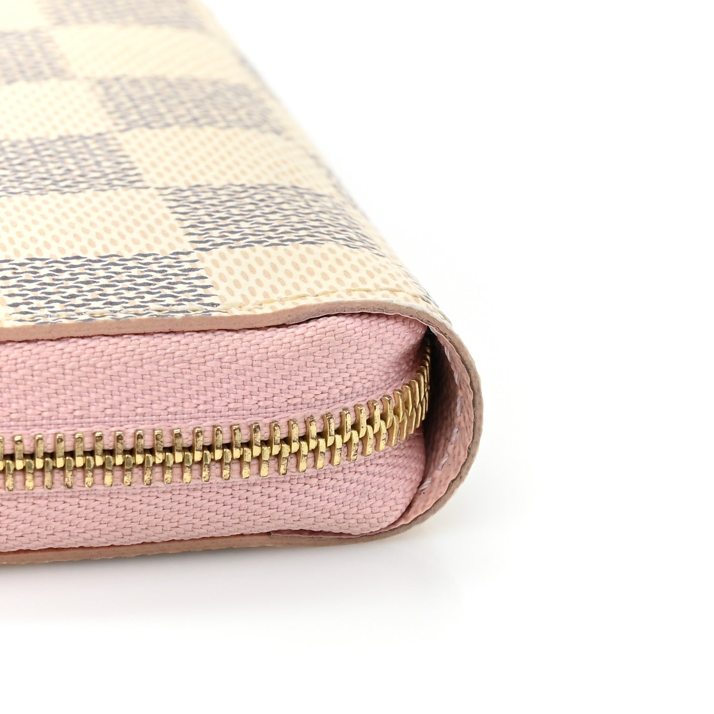 Damier Azur Zippy Coin Purse Rose Ballerine