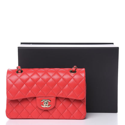 Chanel Caviar Quilted Small Double Flap Red 6 of 10