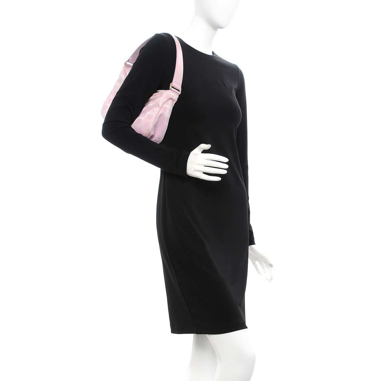 Nylon Travel Ligne Hobo Pink