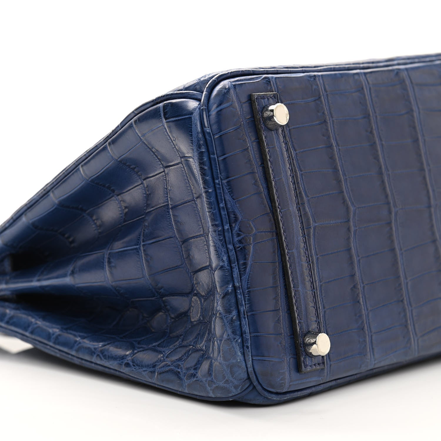 Hermes Matte Niloticus Crocodile Birkin 30 Bleu De Malte 9 of 13