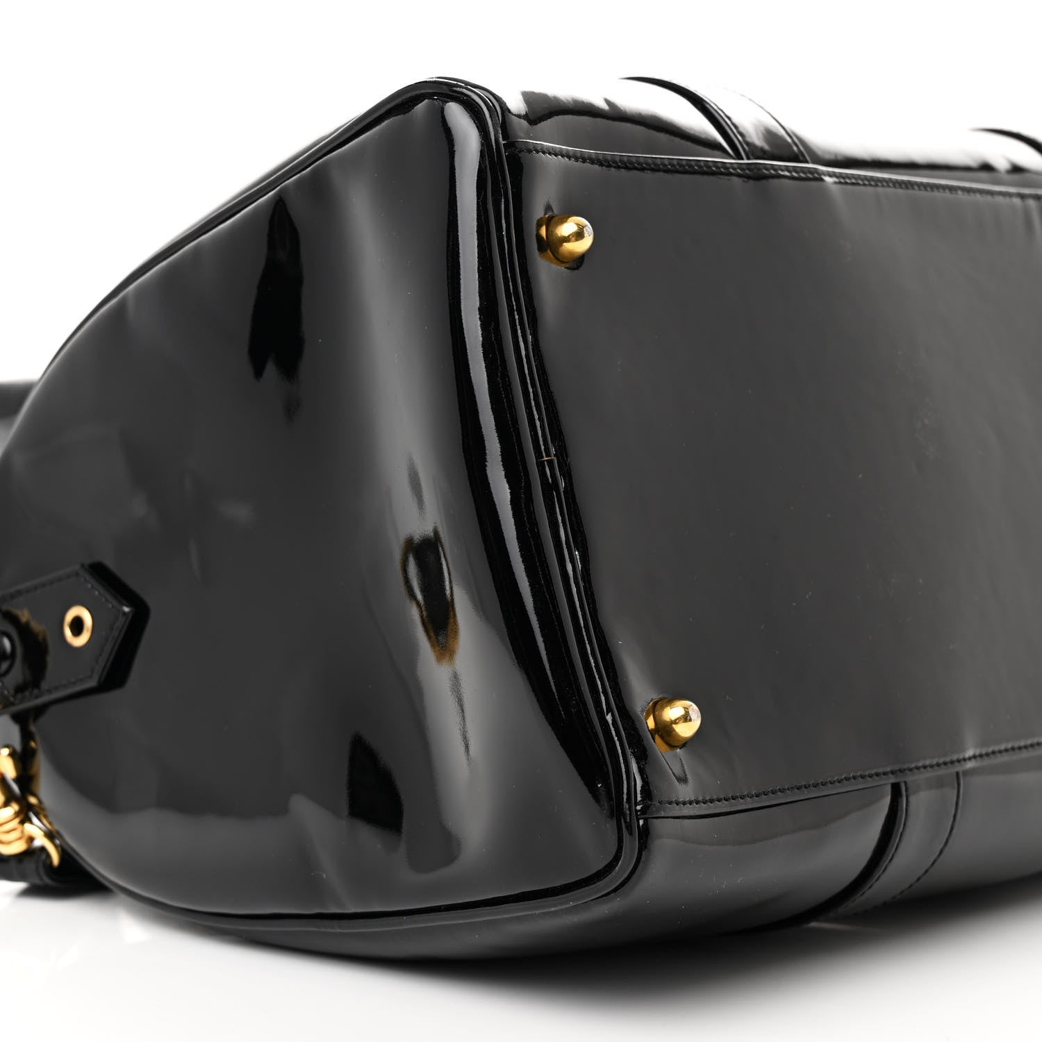 Chanel Patent Timeless CC Duffel Bag Black 9 of 12