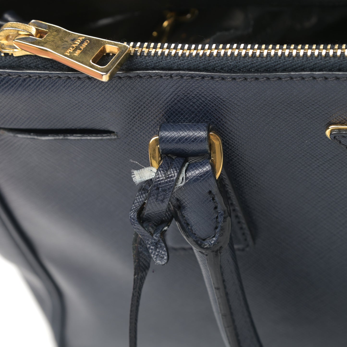 Saffiano Small Galleria Double Zip Tote Bluette