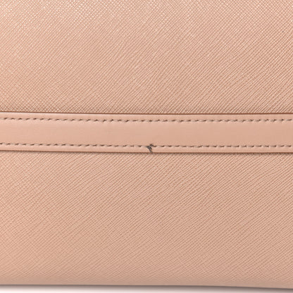 Prada Saffiano City Calfskin Greche Medium Paradigme Bag Cammeo Begonia 16 of 18